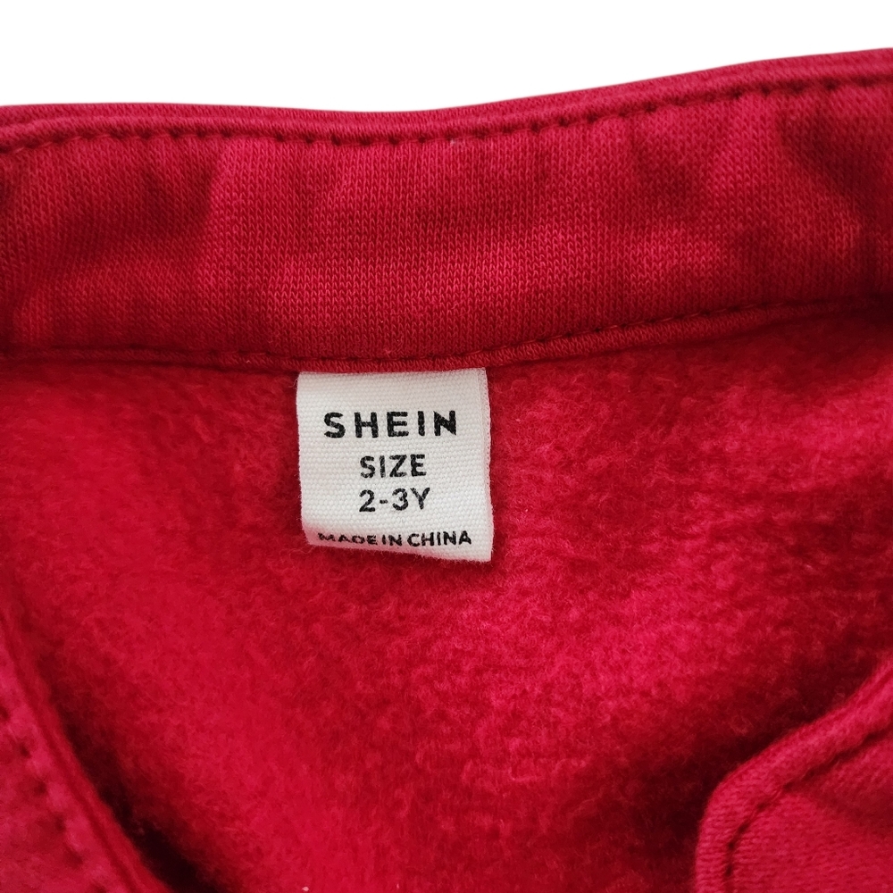 SHEIN Toddler Boy Red Chinese Style 2-Piece Outfit Set - Size 2-3Y - Picture 4 of 5
